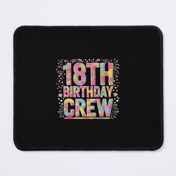 Item preview, 18th Birthday Crew Family, 18th Birthday Party Friends Group designed and sold by SyntaxClaw.