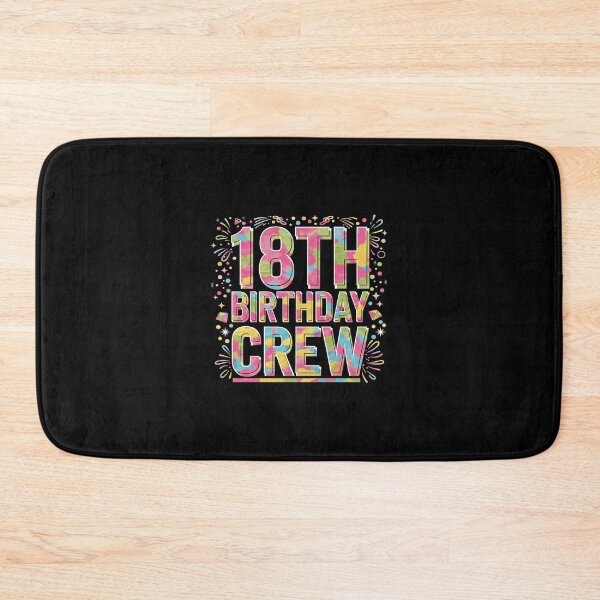 Item preview, 18th Birthday Crew Family, 18th Birthday Party Friends Group designed and sold by SyntaxClaw.
