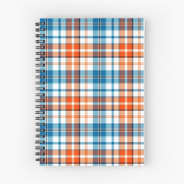 Item preview, Blue and Orange Tartan Plaid On White Background  designed and sold by PatternTitan.