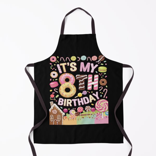 Item preview, It’s My 8th Birthday Sweet Candy 8 Year Old Girl Party  designed and sold by FadeOfThrone.