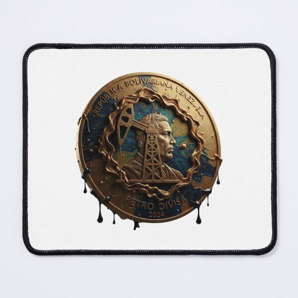 Item preview, Petro Divisa 2024 – Venezuela Oil Coin Concept | Energy, Currency & Power Symbol Art designed and sold by Gurjeetpixelart.