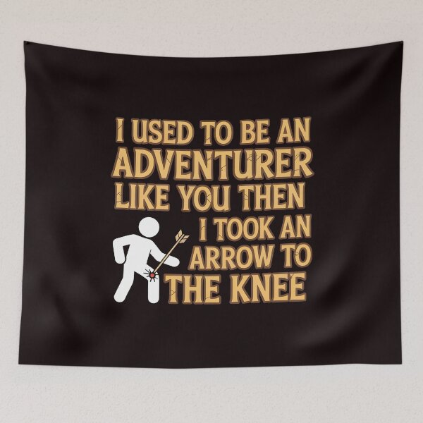Item preview, I Used To Be An Adventurer Like You – Classic RPG Gaming Reference designed and sold by Redgiant87x.
