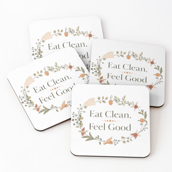 Item preview, Eat Clean Feel Good - Health Fitness Nutrition Workout designed and sold by QuikFun.