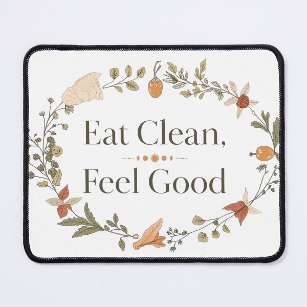Item preview, Eat Clean Feel Good - Health Fitness Nutrition Workout designed and sold by QuikFun.