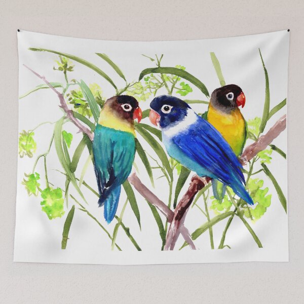 Item preview, Coloful Parrots designed and sold by surenart.