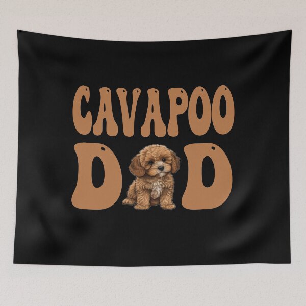 Item preview, Cavapoo dad daddy papa For dad mom daddy kids designed and sold by SALI MANI.