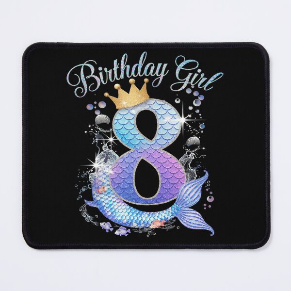 Item preview, It's My 8th Bday Mermaid Birthday Girls 8 Years Old designed and sold by FadeOfThrone.