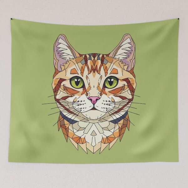 Item preview, American Curl Cat Mosaic designed and sold by designmari.