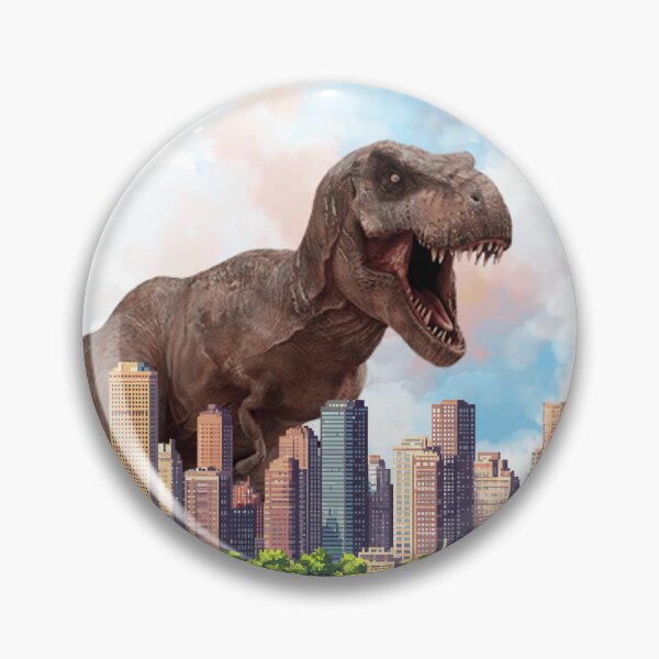 Item preview, Dino In The City designed and sold by Moore & Moore Creations.