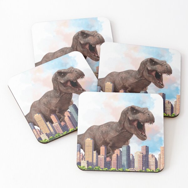 Item preview, Dino In The City designed and sold by Moore & Moore Creations.