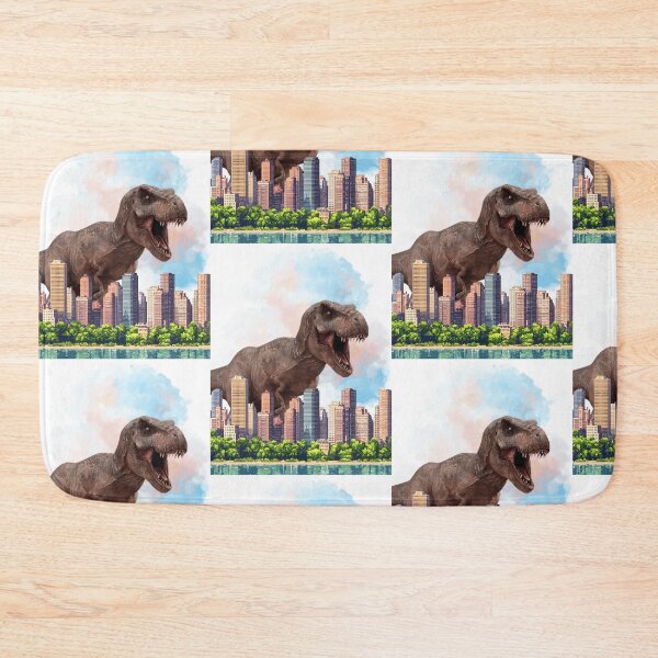 Item preview, Dino In The City designed and sold by Moore & Moore Creations.