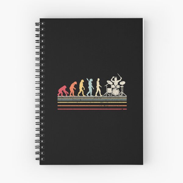 Item preview, Funny Drummer Graphic. Retro Vintage Evolution Of Man Print designed and sold by GabriellHahn.