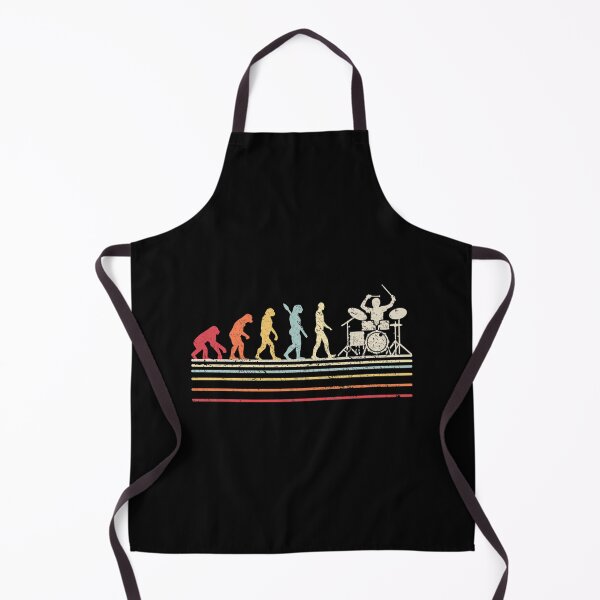 Item preview, Funny Drummer Graphic. Retro Vintage Evolution Of Man Print designed and sold by GabriellHahn.