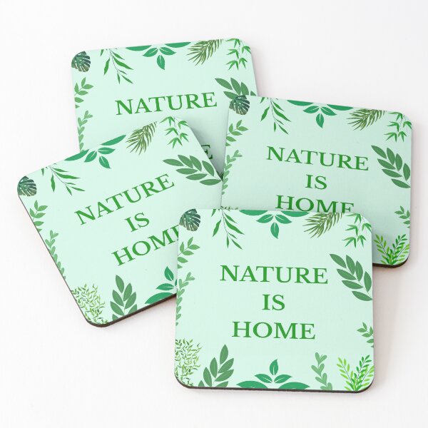 Item preview, Nature Is Home – Green Botanical Aesthetic Gift for Nature Lovers designed and sold by katerin17.