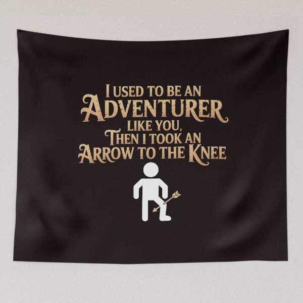 Item preview, I Used To Be An Adventurer Like You – Funny RPG Gaming Lover Design designed and sold by Redgiant87x.