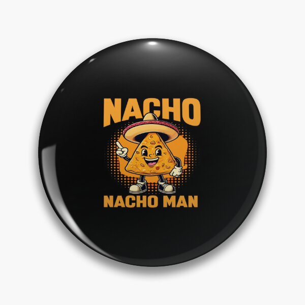Item preview, Funny Nacho Nacho Man Cartoon – Mexican Food Humor, Sombrero Snack Art, Retro Comic Style Design designed and sold by Bright Nest Studio.