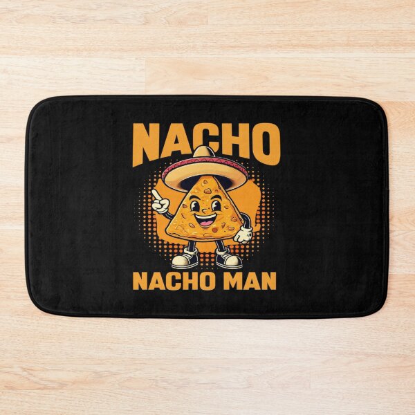 Item preview, Funny Nacho Nacho Man Cartoon – Mexican Food Humor, Sombrero Snack Art, Retro Comic Style Design designed and sold by Bright Nest Studio.