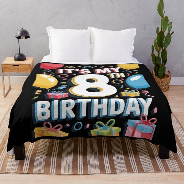 Item preview, It's My 8th Birthday 8 Eight Happy Birthday Boys or Girls  designed and sold by FadeOfThrone.