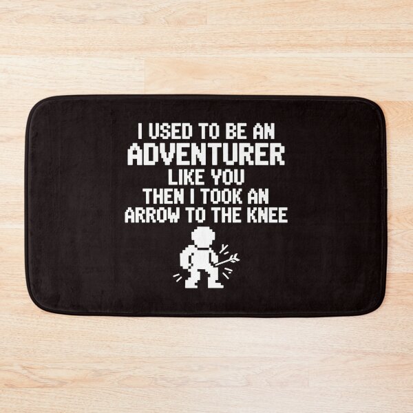 Item preview, I Used To Be An Adventurer Like You – RPG Gaming Humor Arrow in the Knee designed and sold by Redgiant87x.