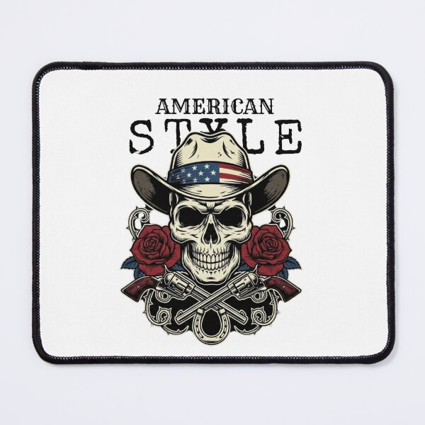 Item preview, Cowboy Skull Americana designed and sold by DevilsFashion.