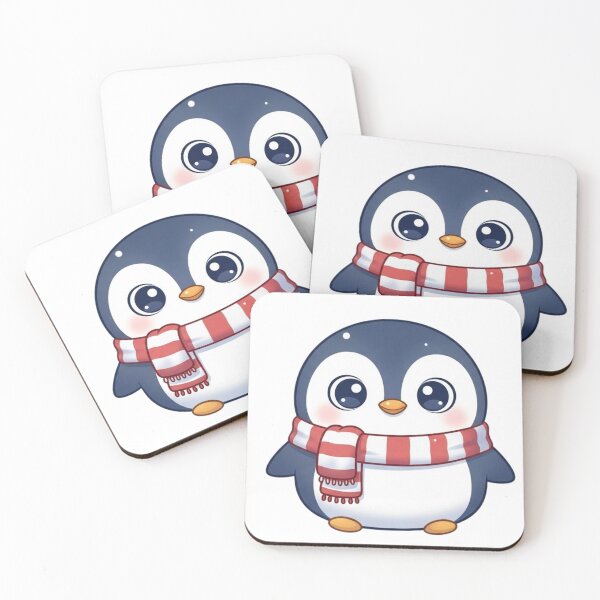 Item preview, Chibi Penguin Winter Snowfall Art designed and sold by Milan-Pixels.