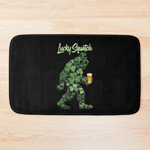 Item preview, Lucky Squatch St Patrick's Day Bigfoot Shamrock Beer Funny Irish Sasquatch  designed and sold by Syrupulse.