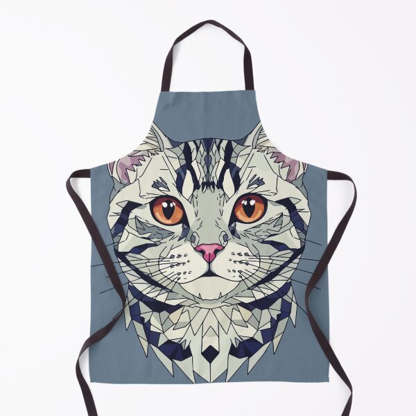 Item preview, American curl grey cat mosaic designed and sold by designmari.