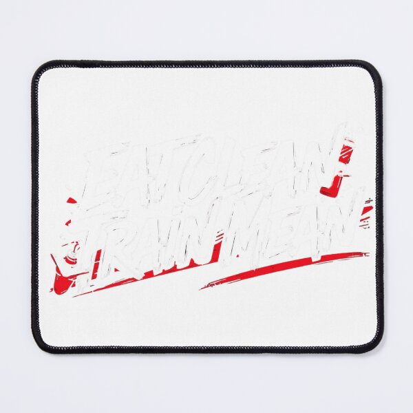 Item preview, Eat Clean Train Mean - Bold Fitness Gym Workout Motivation designed and sold by QuikFun.