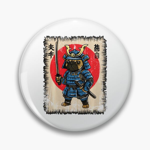 Item preview, Samurai Pug Japanese Warrior  designed and sold by khdmalakarak.