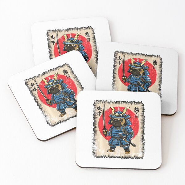 Item preview, Samurai Pug Japanese Warrior  designed and sold by khdmalakarak.