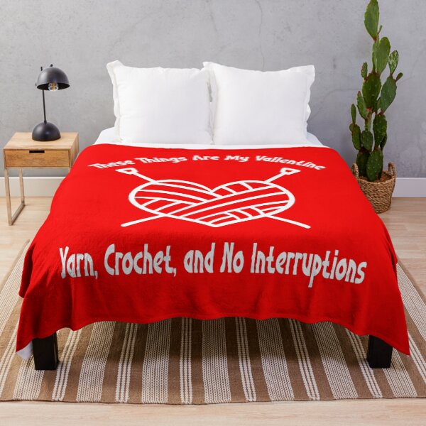 Item preview, My Valentines: Yarn, Crochet, & No Interruptions designed and sold by Teeshart.