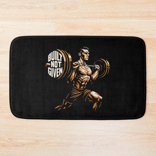 Item preview, BUILT NOT GIVEN - Brutalist Weightlifting Power Graphic designed and sold by MKreative Studio.