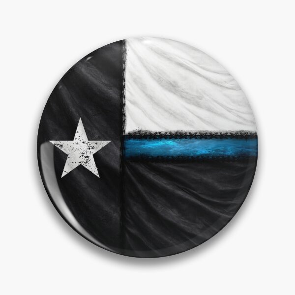 Item preview, Thin Blue Line Texas Flag designed and sold by artistwill.