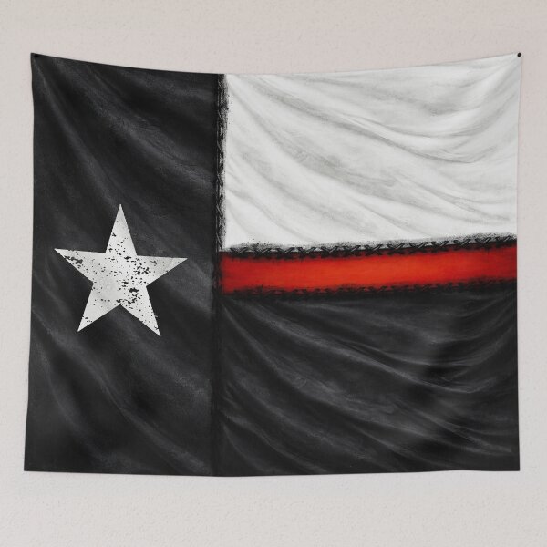 Item preview, Texas Thin Red Line Flag – Firefighter Support Texas Firefighter Pride First Responder designed and sold by artistwill.