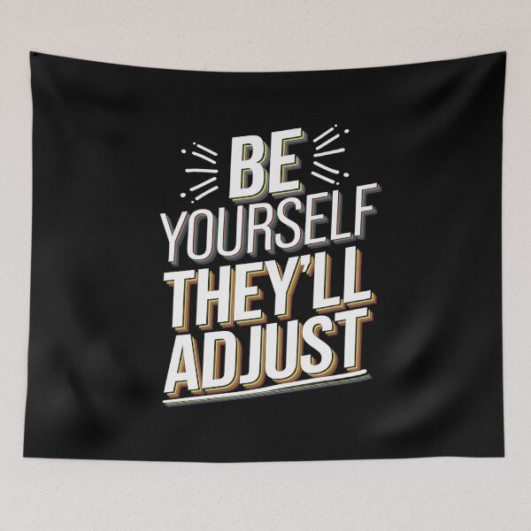 Item preview, Be Yourself They'll Adjust LGBTQ Rainbow Flag Gay Pride Ally  designed and sold by MarryIsMonth.