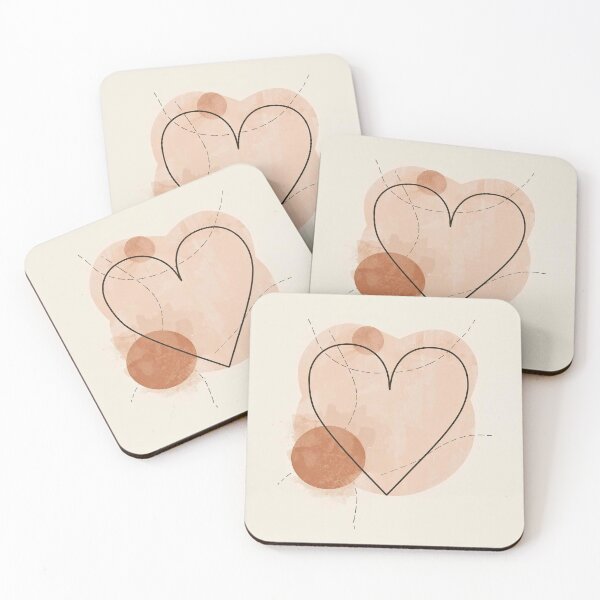Item preview, Cosmic Connection: Minimalist Celestial Geometric Heart Art designed and sold by Cozyartsss.