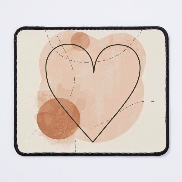 Item preview, Cosmic Connection: Minimalist Celestial Geometric Heart Art designed and sold by Cozyartsss.