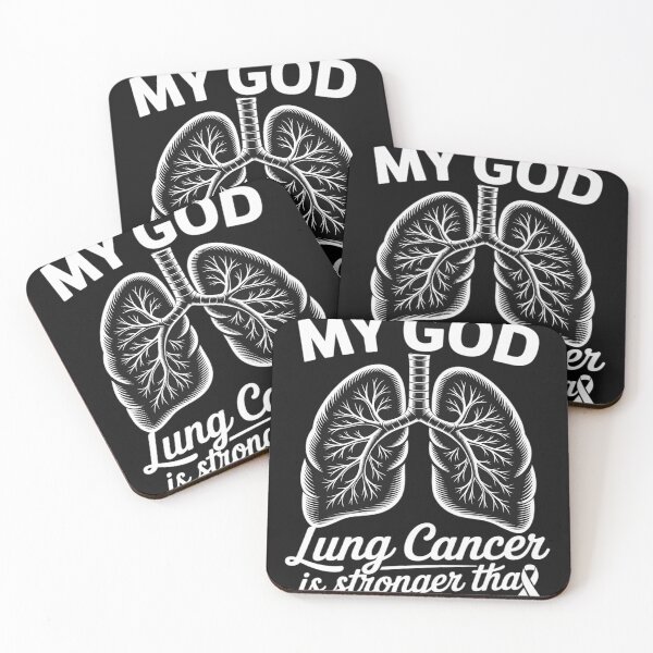 Item preview, My God Is Stronger Than Design Lung Cancer Awareness designed and sold by trinfhri.