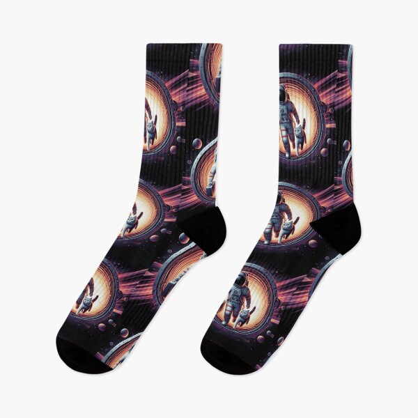 Item preview, Astronaut & Cat – Portal to the Unknown designed and sold by Dogandesighn.
