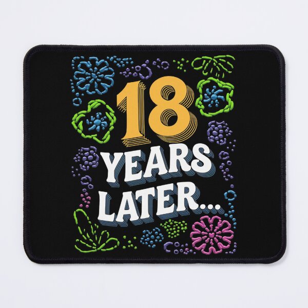 Item preview, Bruh Eighteen 18 Years Later 18th Birthday Party Meme designed and sold by MarryIsMonth.