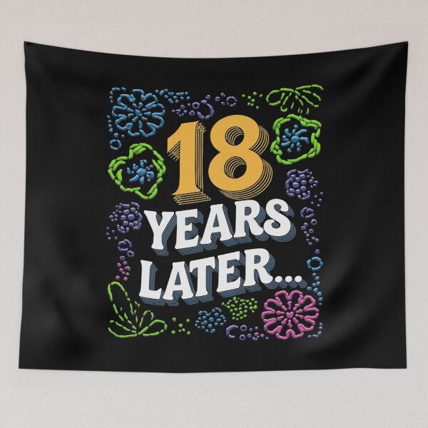 Item preview, Bruh Eighteen 18 Years Later 18th Birthday Party Meme  designed and sold by MarryIsMonth.