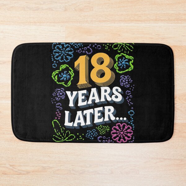 Item preview, Bruh Eighteen 18 Years Later 18th Birthday Party Meme designed and sold by MarryIsMonth.