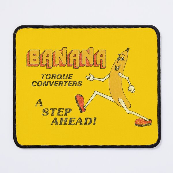 Item preview, 1960s-70s Banana Torque Converters - vintage drag racing - aged, burnout finish designed and sold by retropetrol.