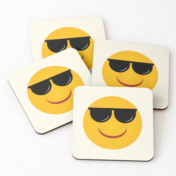 Item preview, Cool Smiley Face with Sunglasses Emoji – Fun Gift Idea designed and sold by katerin17.