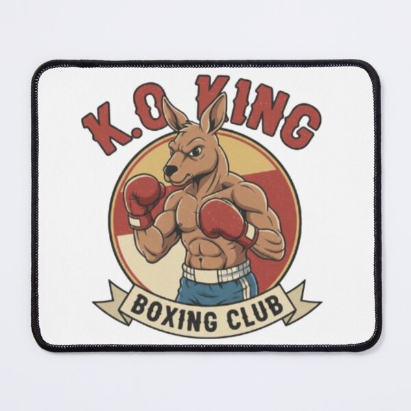 Item preview, Kangaroo Boxer Sticker – K.O King Funny Boxing Animal Design designed and sold by spanishartist.