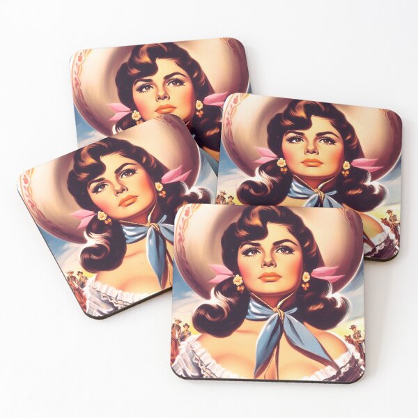 Item preview, Retro Cute Cowgirl designed and sold by PulpVintage.