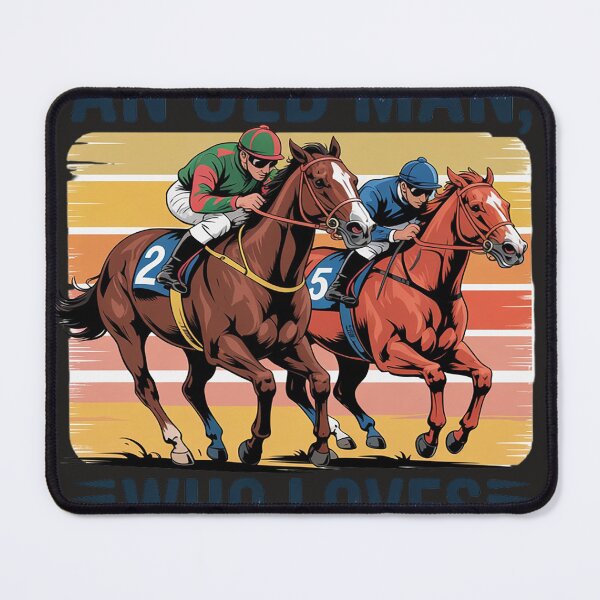 Item preview, Never Underestimate An Old Man Who Loves Horse Racing designed and sold by trinfhri.