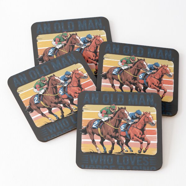 Item preview, Never Underestimate An Old Man Who Loves Horse Racing designed and sold by trinfhri.