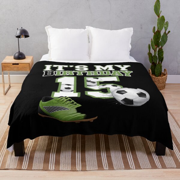 Item preview, It's My 15th Birthday Soccer Party 15 Year Old Boy  designed and sold by MythWoot.