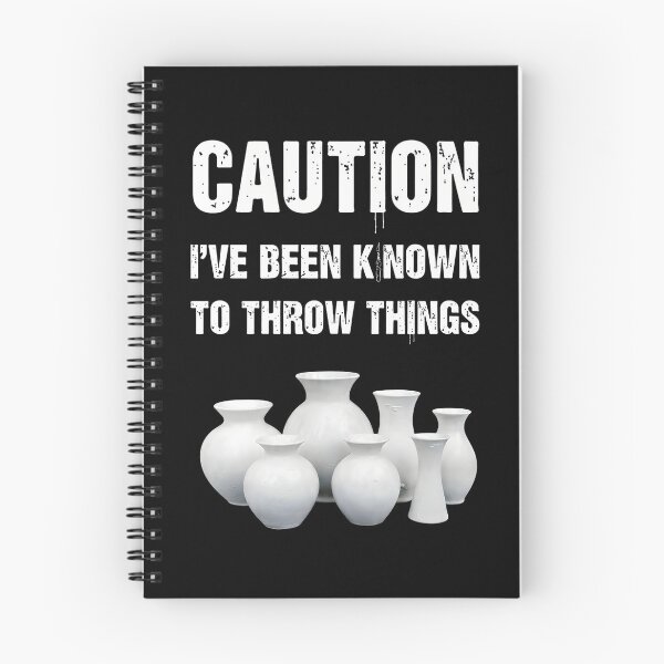 Item preview, Caution I've Been Known To Throw Things designed and sold by DoodleUrban.